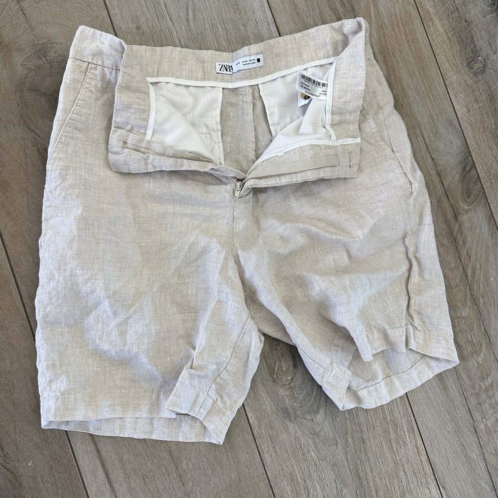 Zara men’s linen shorts - US Medium